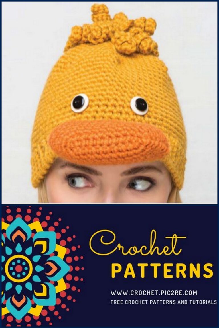 Amigurumi Duck Beret Free Crochet Pattern
