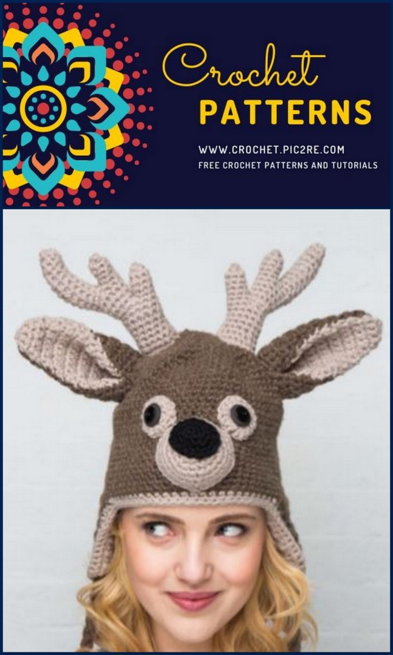 Amigurumi Deer Beret Free Crochet Pattern