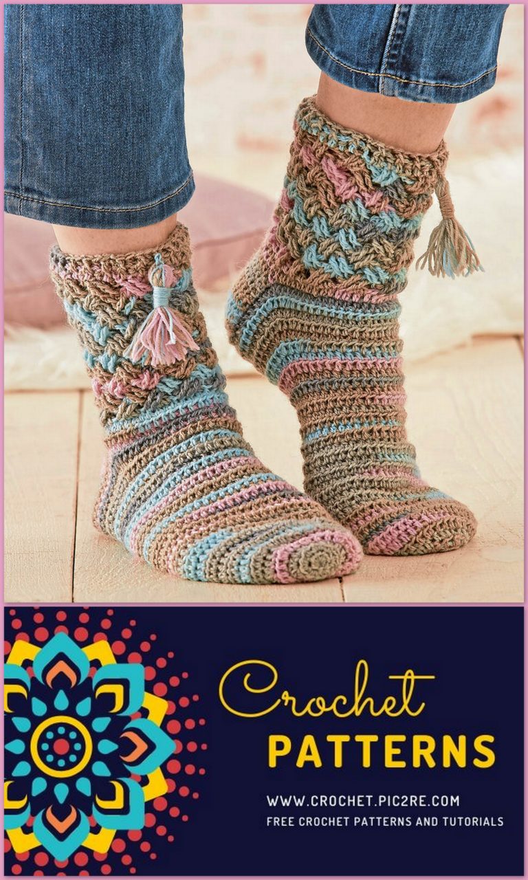 Booties Free Crochet Pattern