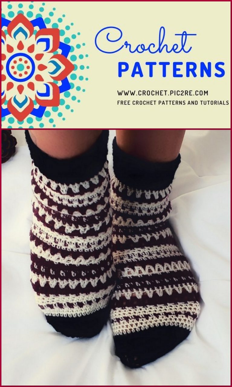 Crochet  Socks Free Pattern