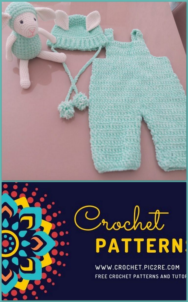 Baby Rompers and Lambs Beret Free Crochet Pattern
