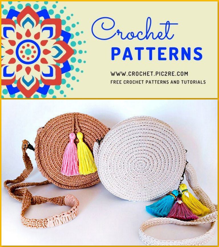 Straw Bag Free Crochet Pattern