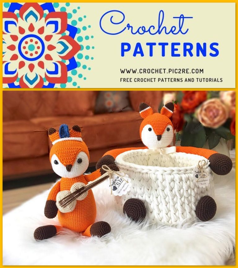 Amigurumi Fox Basket Free Crochet Pattern
