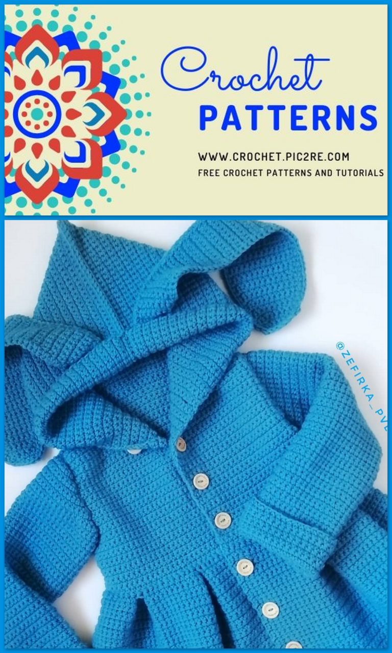 Blue Rabbit Coat Free Crochet Pattern