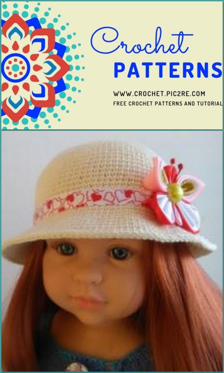 Crochet Girl Hat Free Pattern