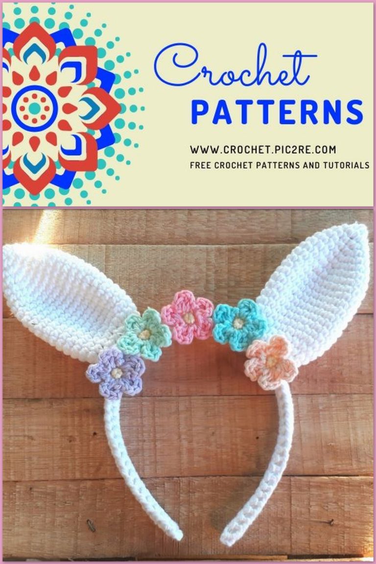 Amigurumi Easter Bunny Headband Free Crochet Pattern
