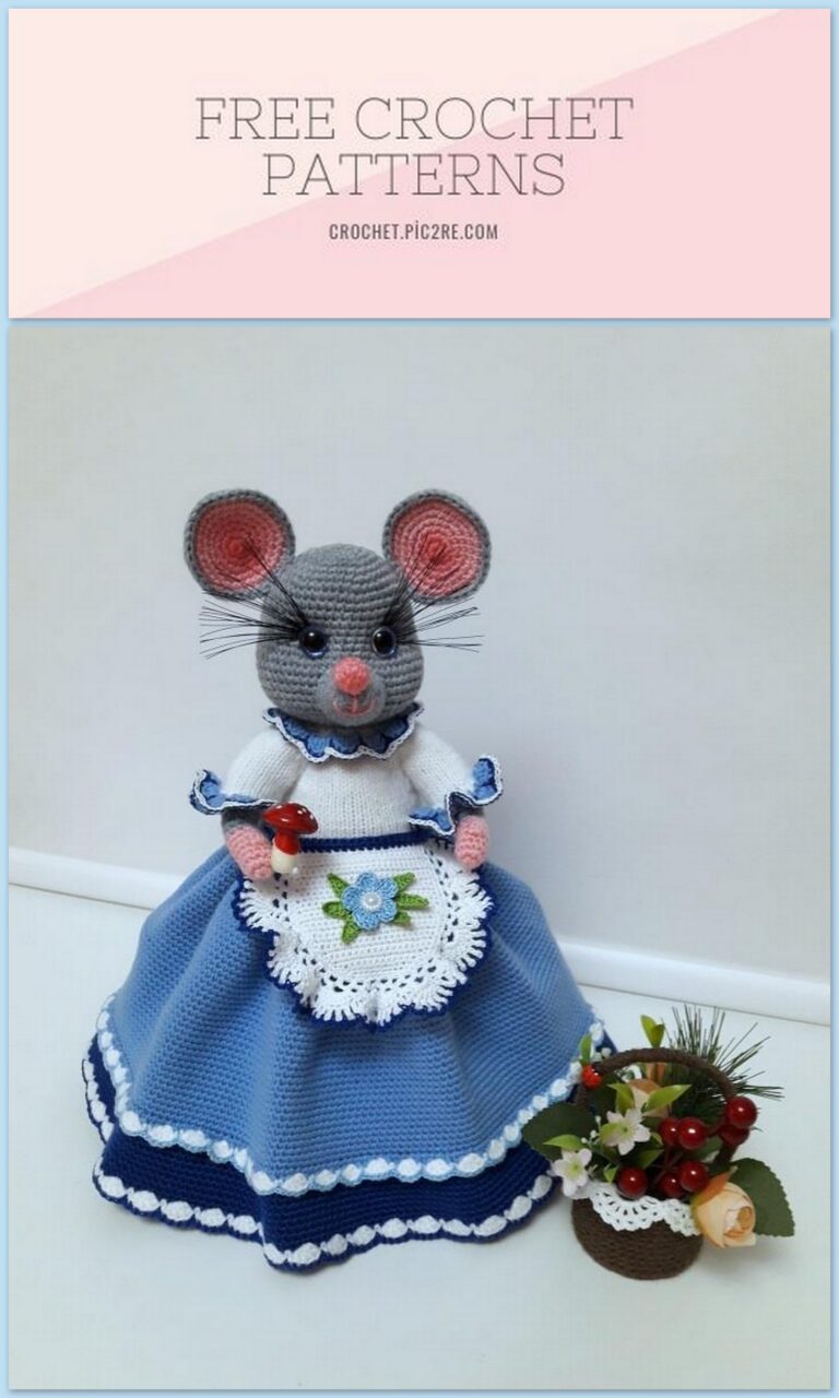 Amigurumi Mouse Hostess Free Pattern