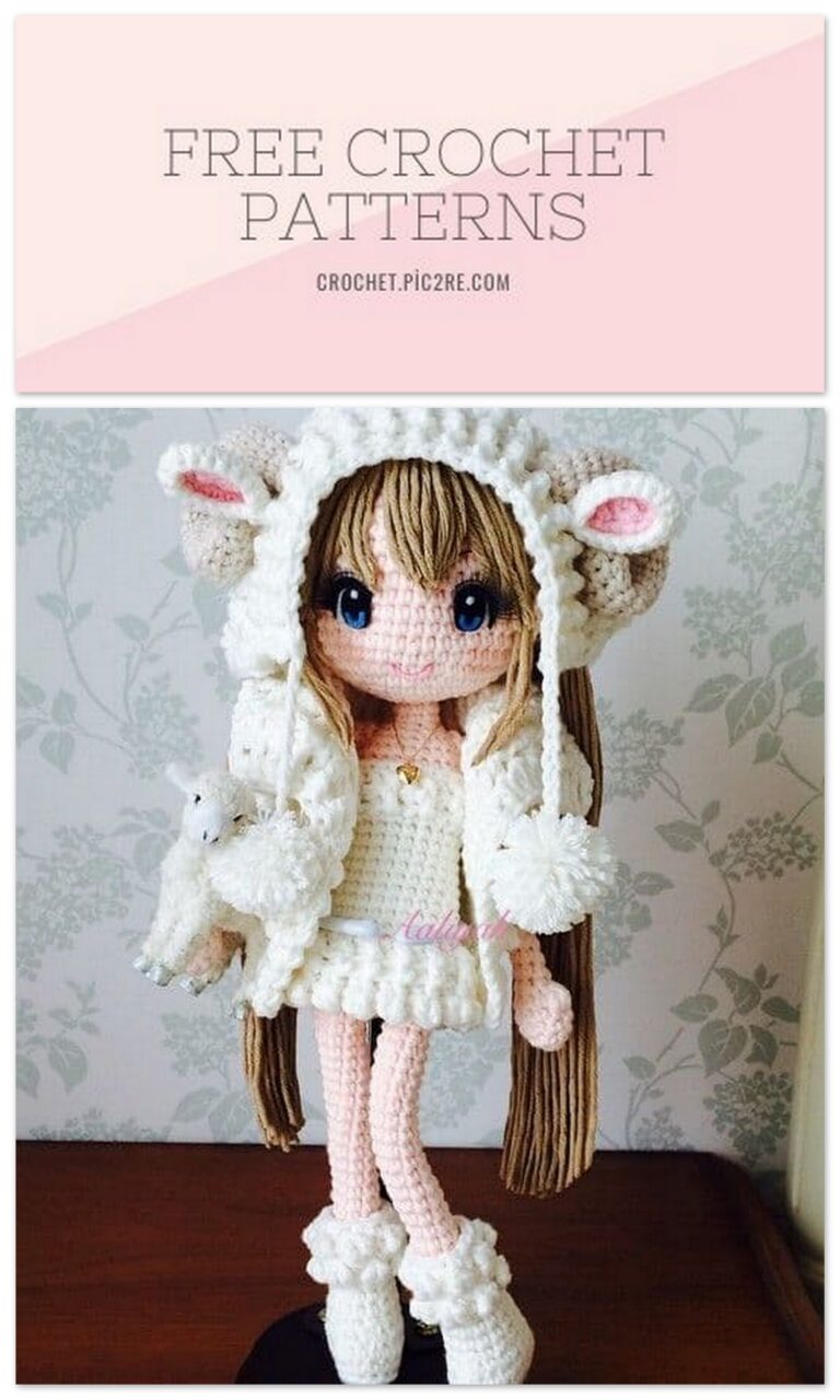 Amigurumi Lamb Doll Free Crochet Pattern