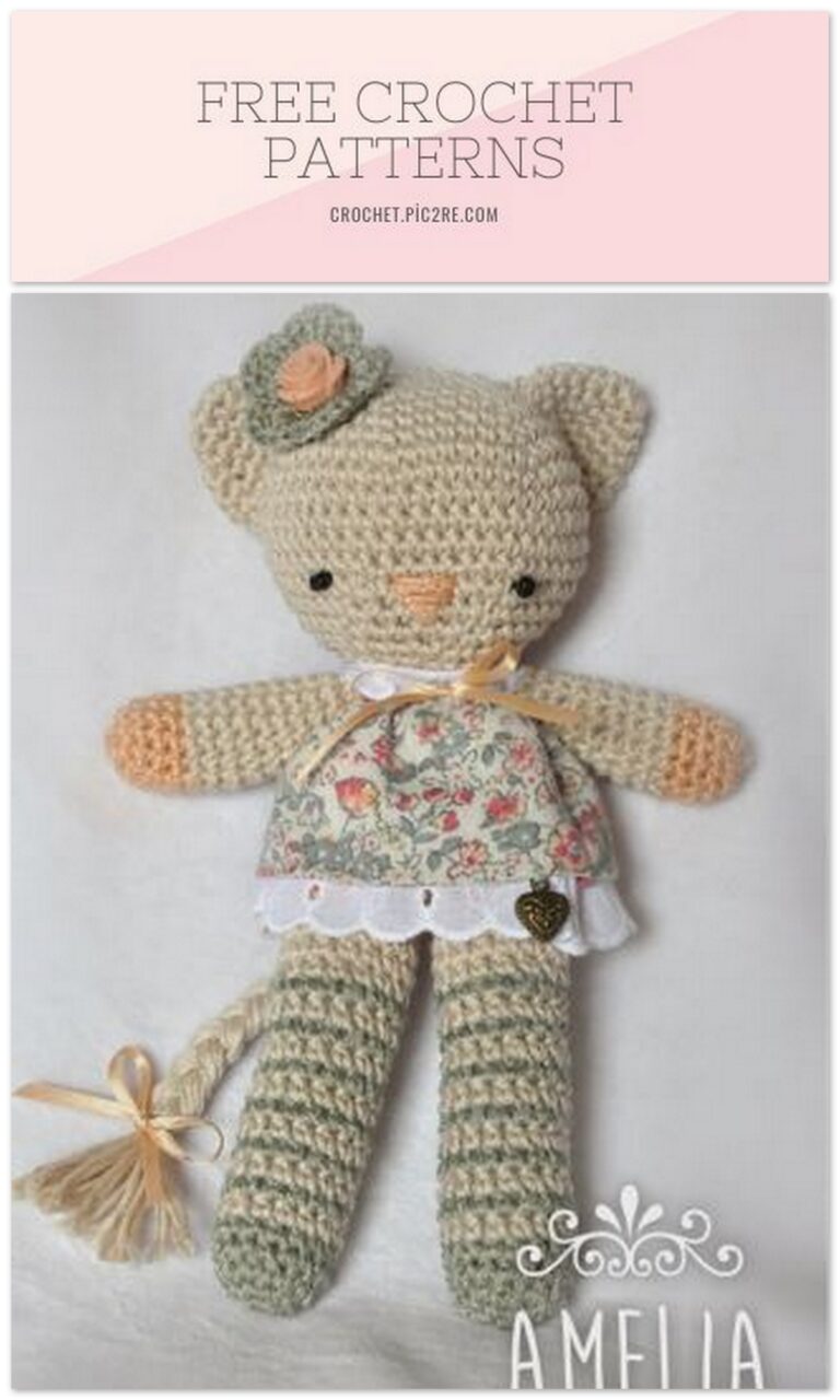 Amigurumi Cat Amelia Free Crochet Pattern