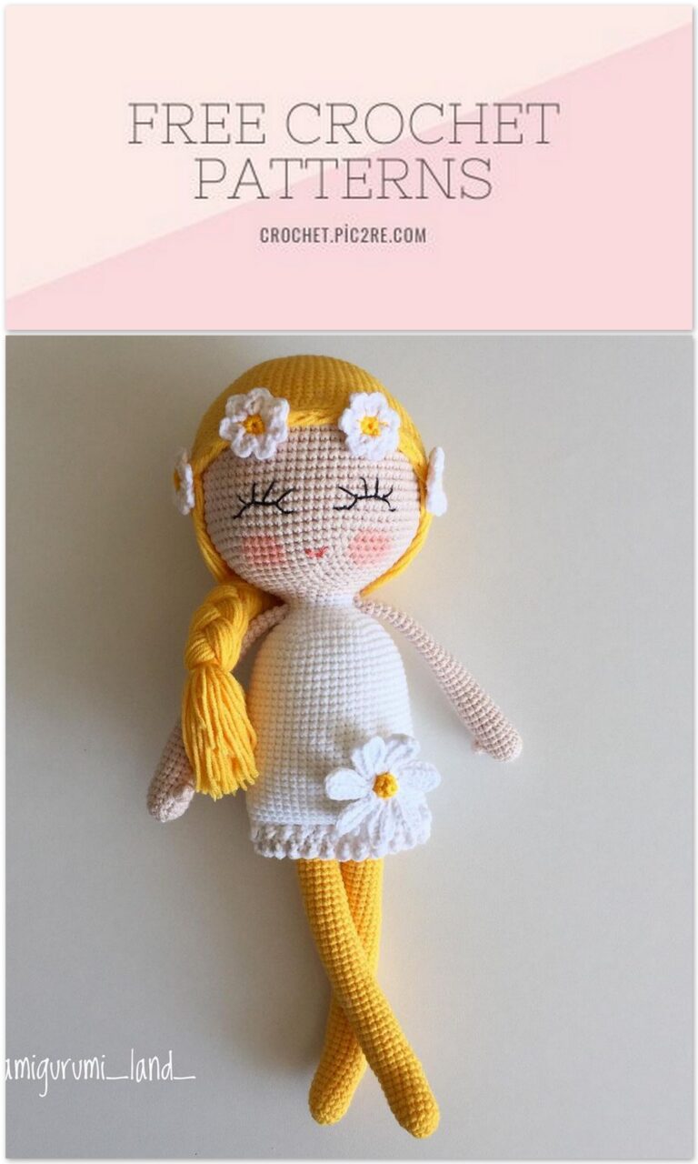 Amigurumi Daisy Girl Free Crochet Pattern