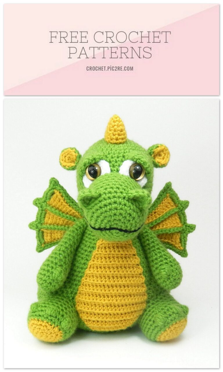 Amigurumi Dragon Drake Free Crochet Pattern
