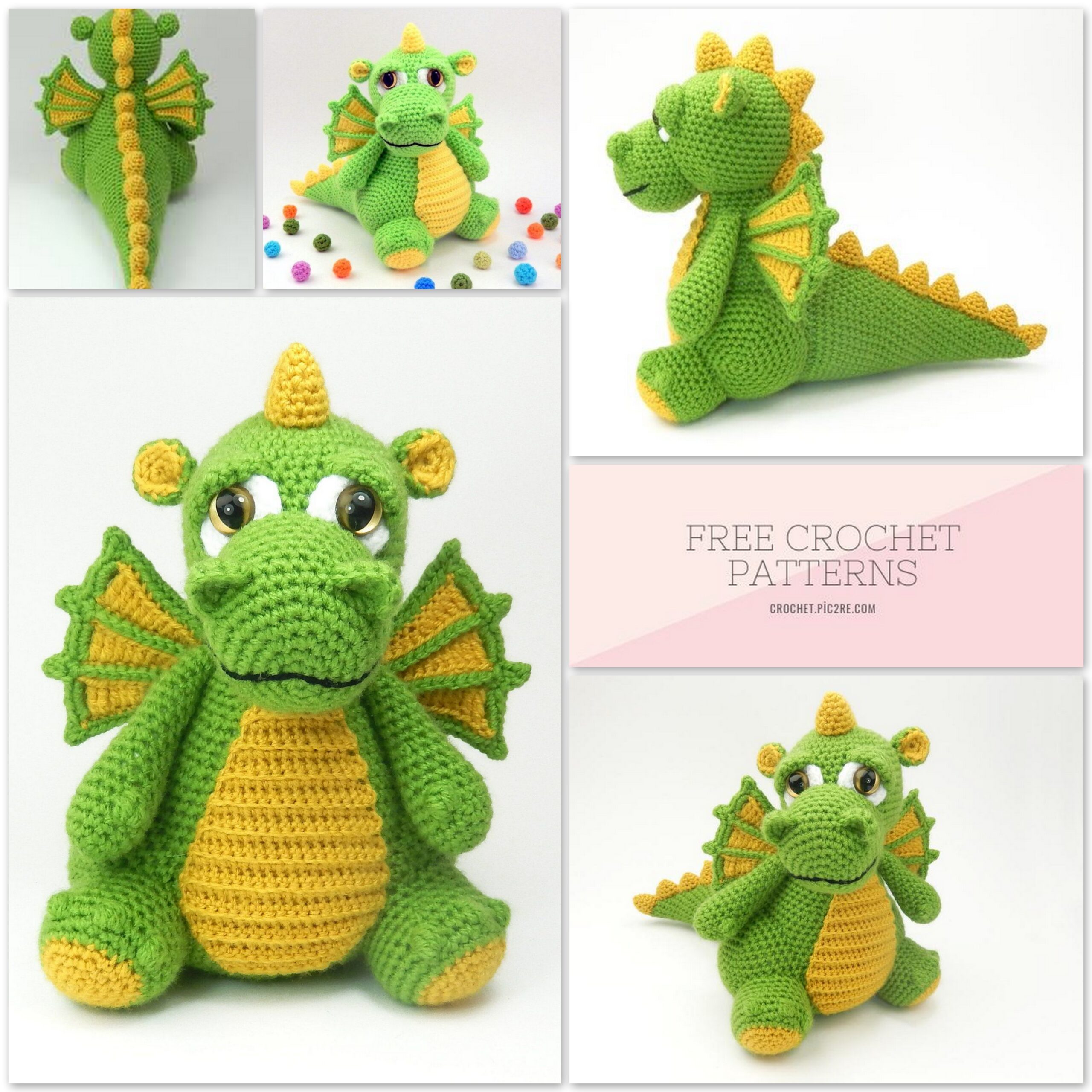 Amigurumi Dragon Drake Free Crochet Pattern Crochet Pic2re
