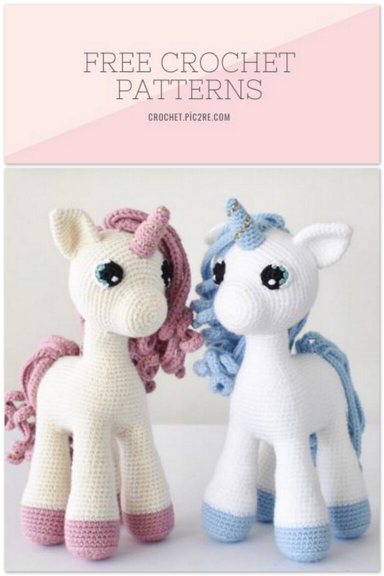 Amigurumi Unicorn Star Free Crochet Pattern