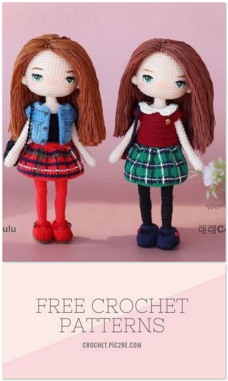 Amigurumi Doll Lulu&Coco Free Pattern